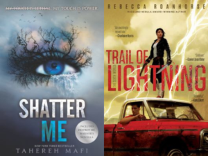 Cover art of Shatter Me and Trail of Lightning