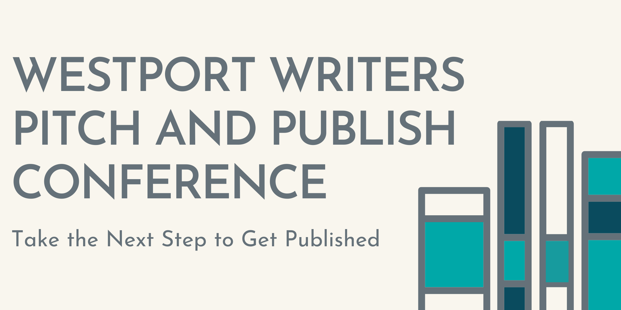 Logo for Westport Writers Pitch & Publish Conference
