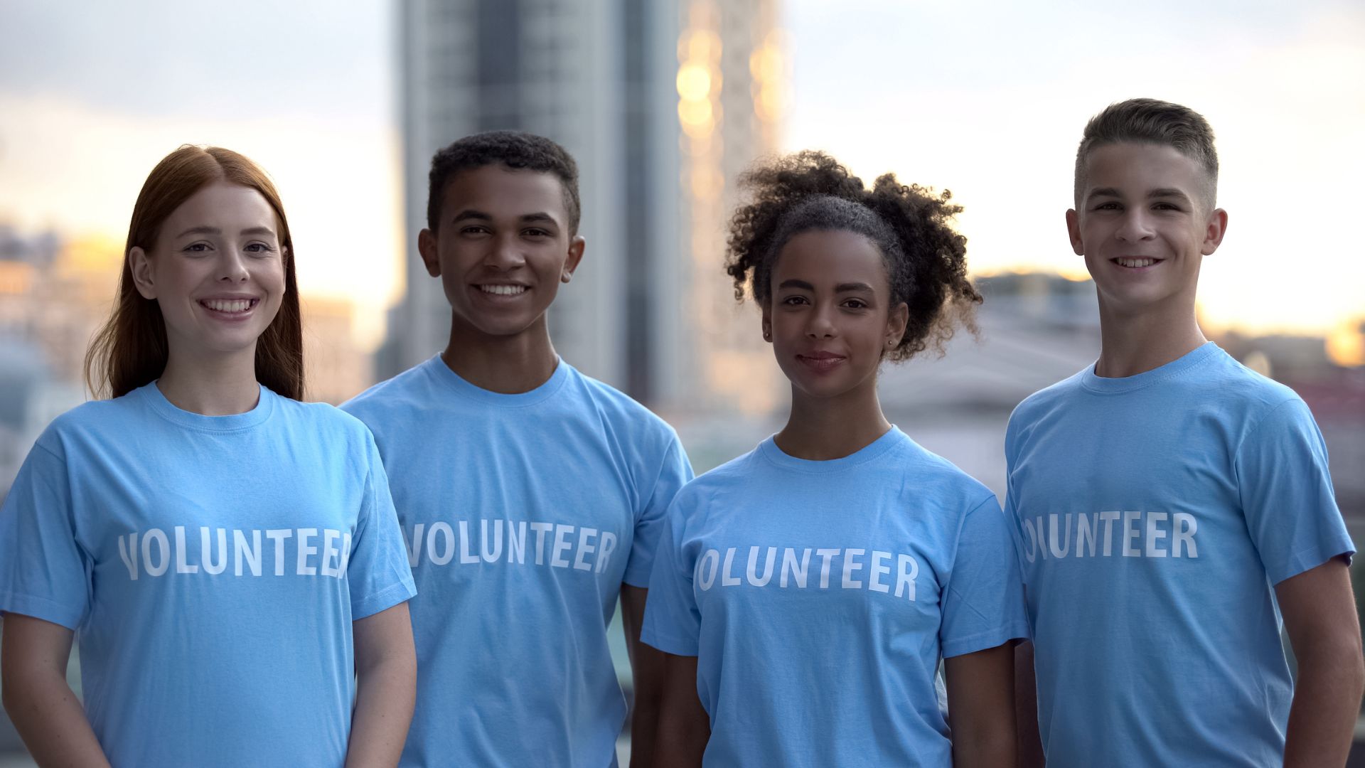 Teen volunteers