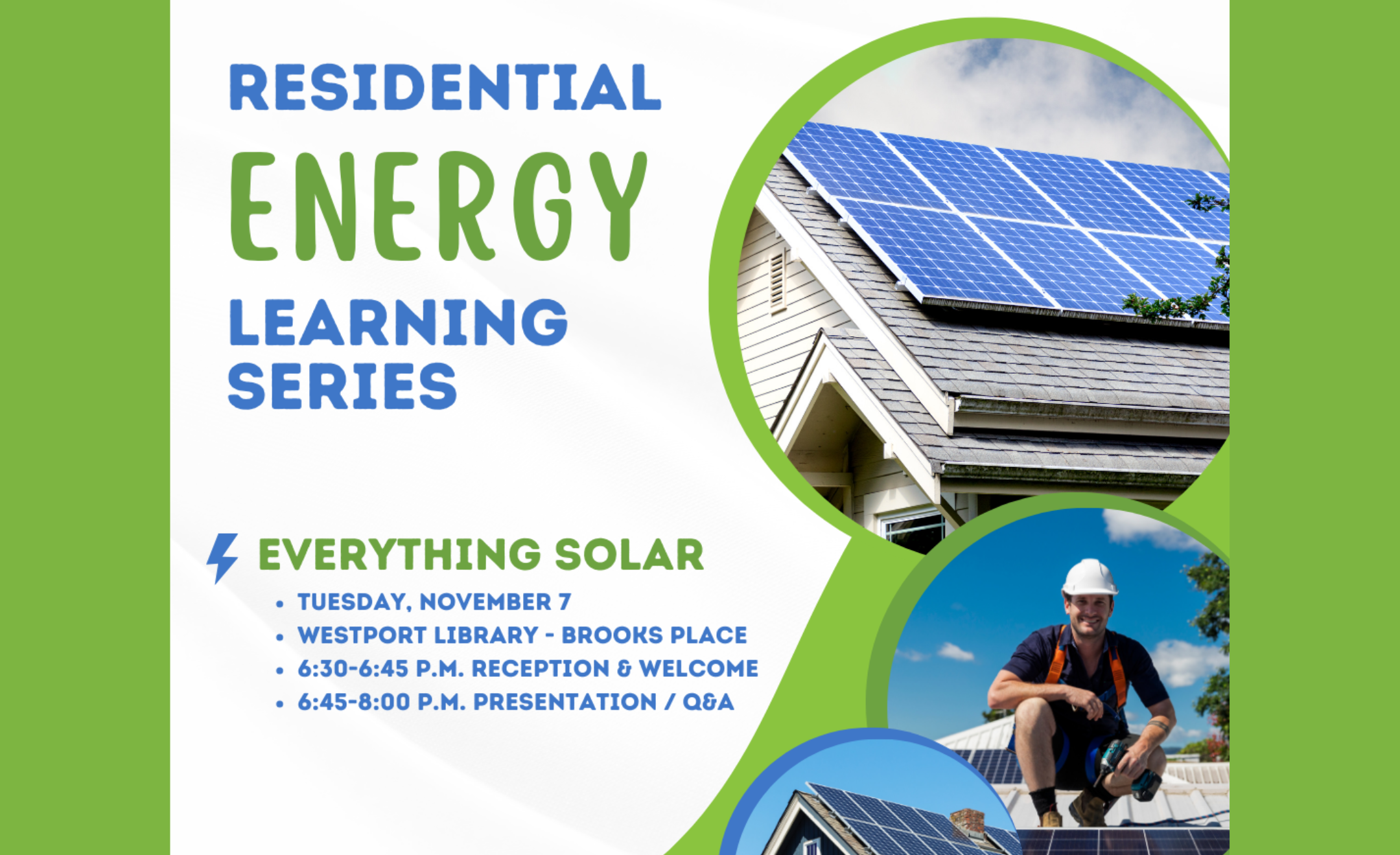 Sustainable Westport Presents: Everything Solar